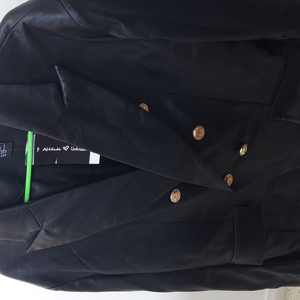 Ladies faux leather jacket brand new with tags